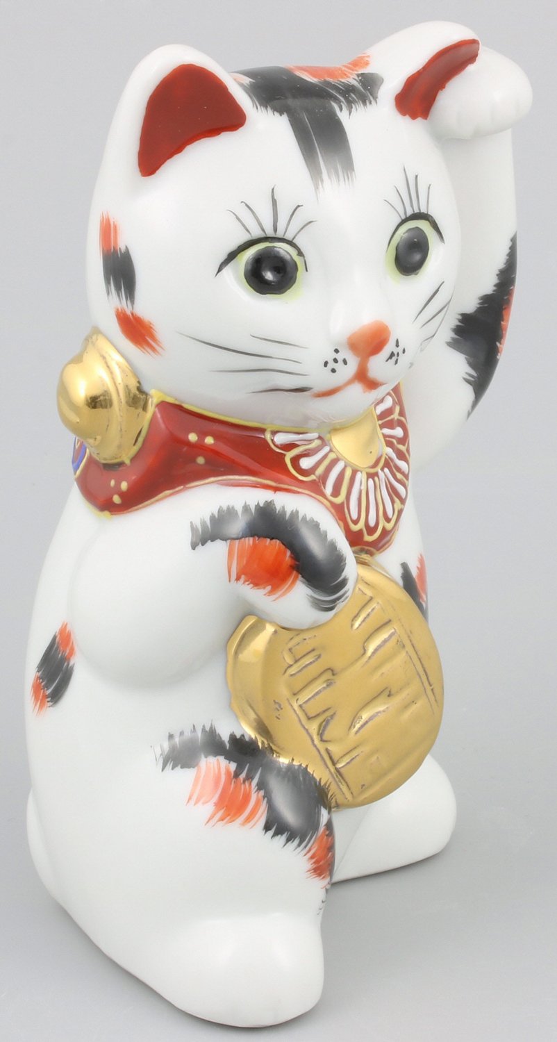 専用　九谷焼　招き三毛猫置物　12cm22cm10cm 専用 九谷焼 招き三毛猫置物 12cm22cm10cm