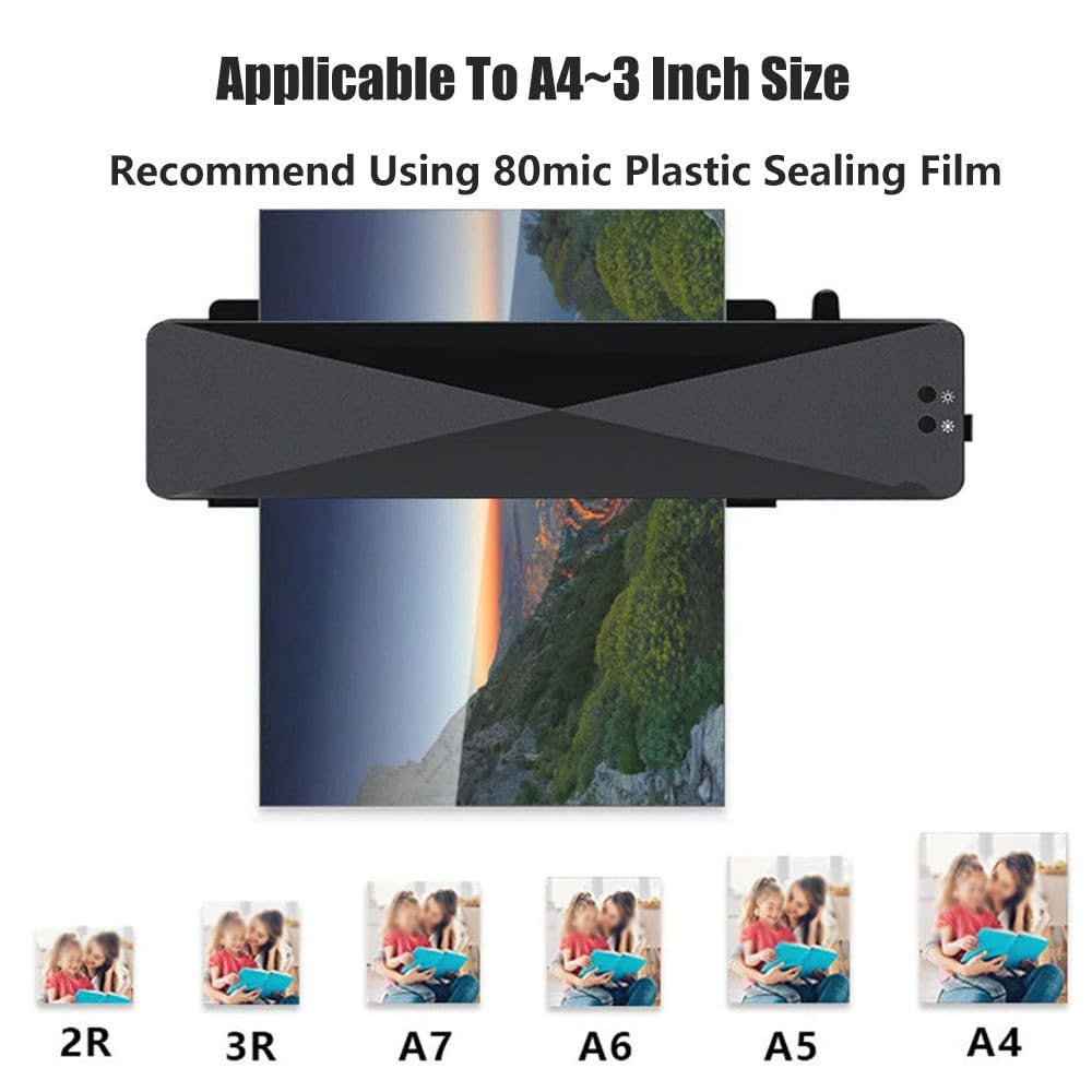 Macchina Plastificatrice A4, Plastificatrice Termica Da 13 Pollici, Macchina Plastificatrice Fotografica, Macchina Plastificatrice Per Piccoli Uffici, Riscaldamento Rapido