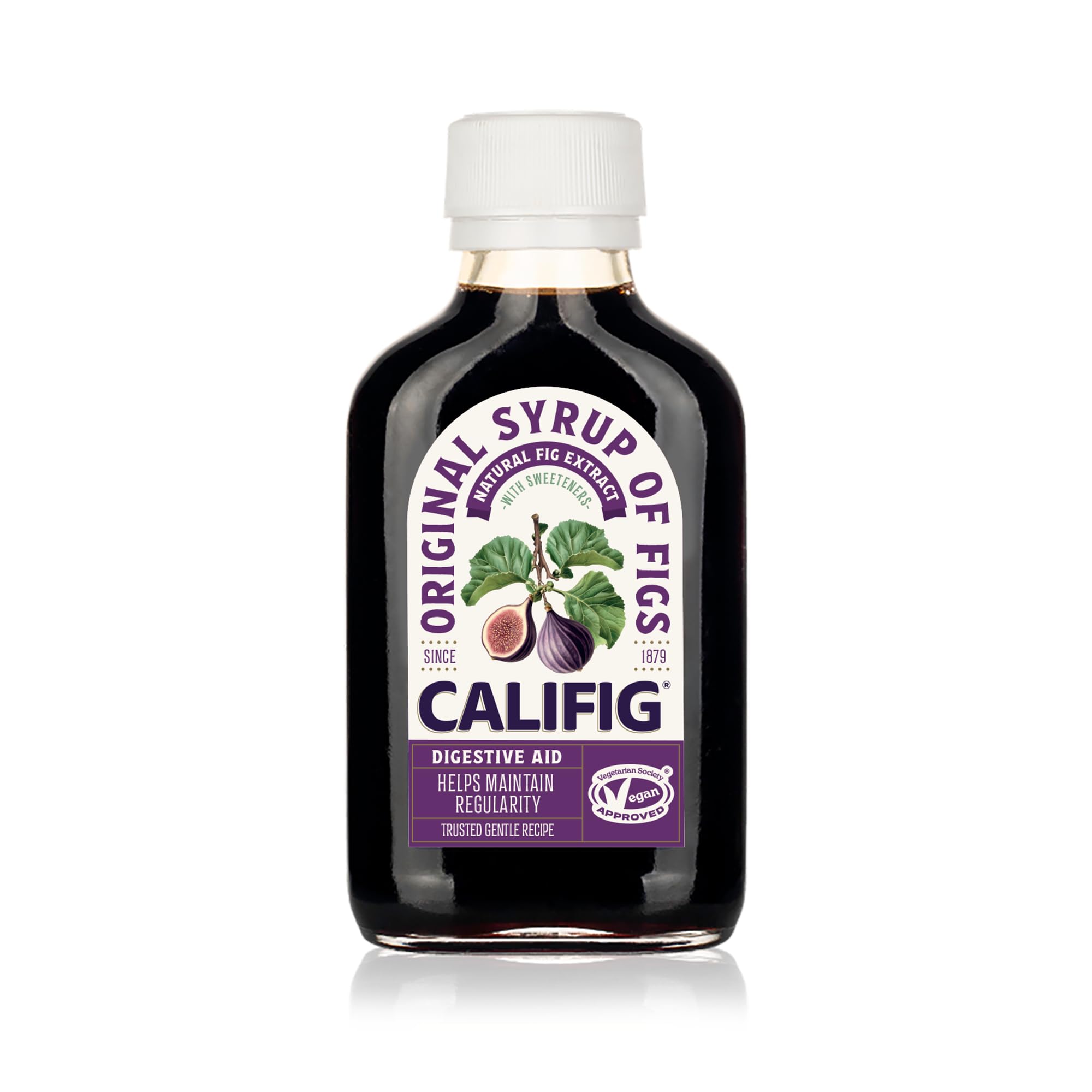 Califig Syrup of Figs 100 ml | Natural Digestive Aid | Vegan | With Fig Extract | Helps Maintain Regularity