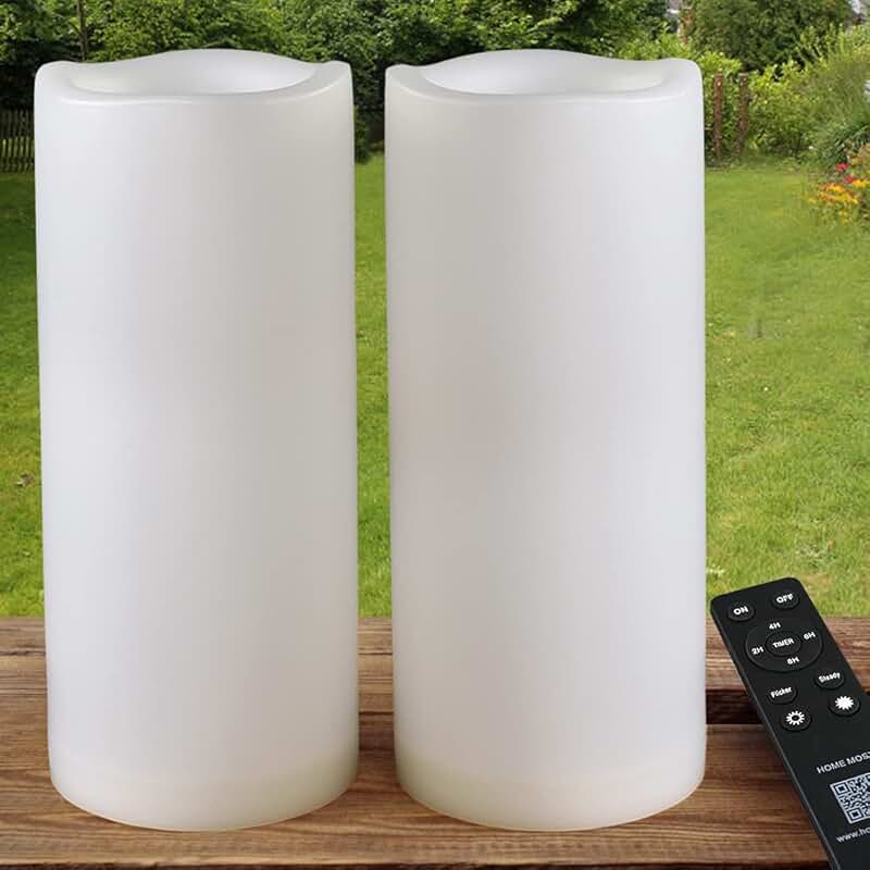extra large flameless candles