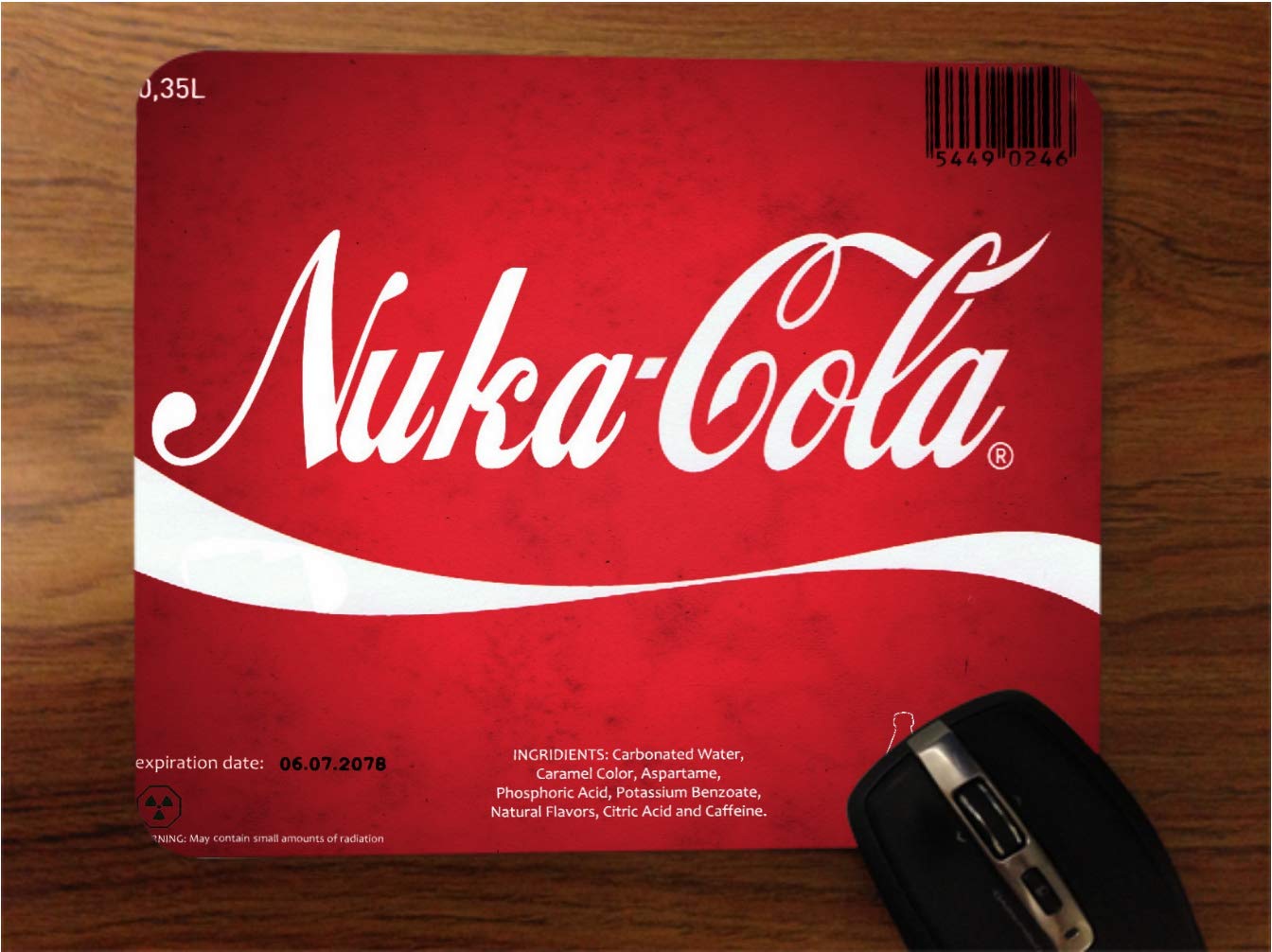 Popular Video Game Cola Artwork Desktop Office Silicone Mouse Pad by MWCustoms