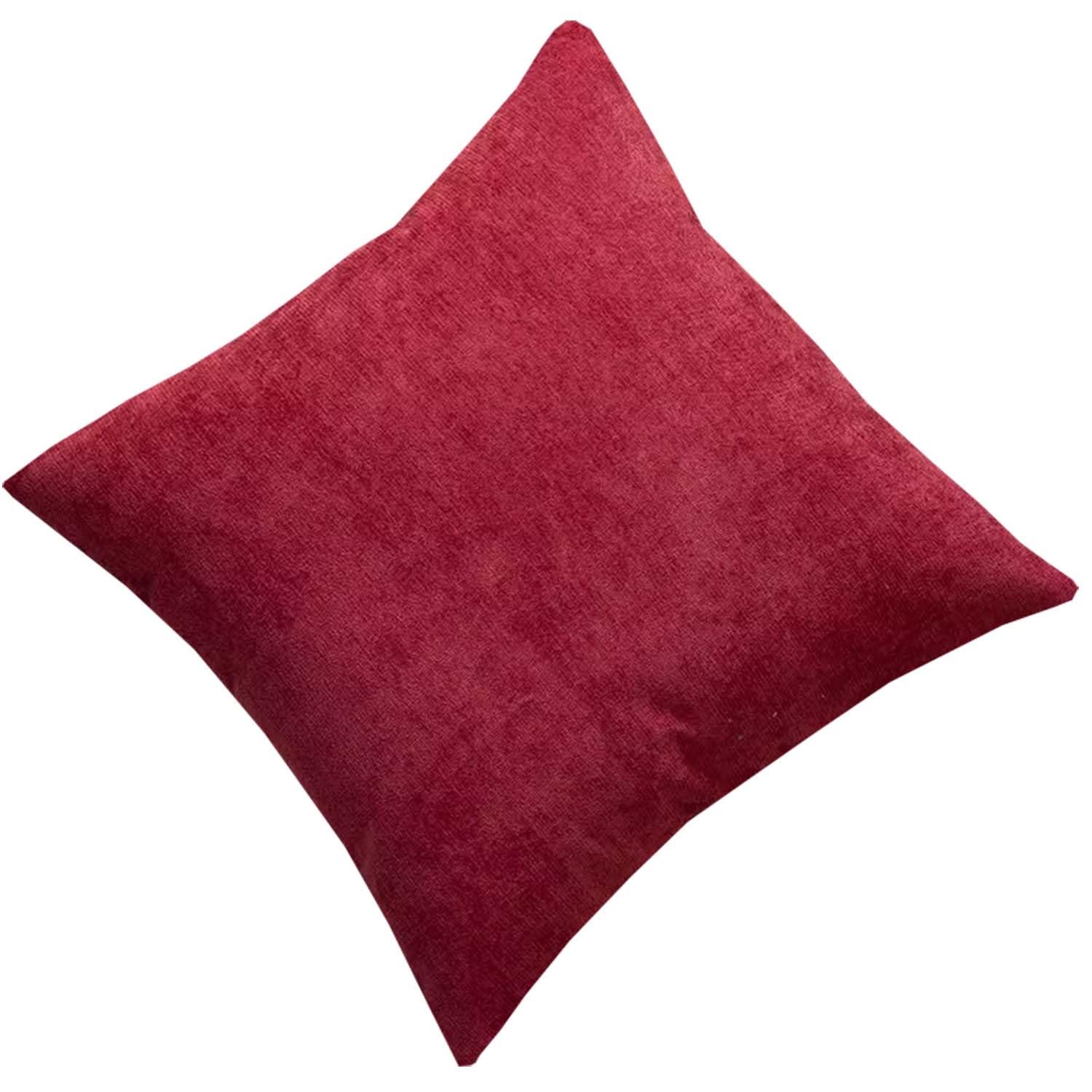 ELYSYSRL Cushion Covers 45x45 50x50 40x60 cm Decorative Couch Throw Pillowcase Square Rectangle Pillow Case Home Decor for Sofa Living Room Bed Bedroom(Burgundy,40x60cm(set of 1))