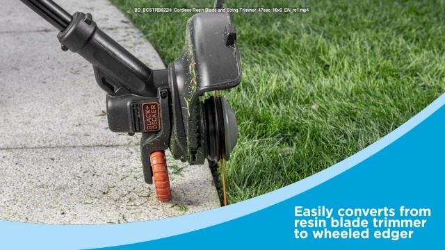 Amazon.com : BLACK+DECKER 20V MAX Cordless Resin Blade and String