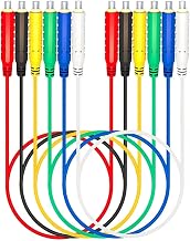 6PCS Magnetic Test Leads 30V AC/5A 20AWG Professional Low Voltage Magnetic Jumper Silicone Flexible Jumper Test Wires Soft Sensors Switches Test Lead for Testing - 3.3FT (6 Pack)