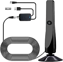 Wavemax TV Antenna, Rewave TV Antenna, Digital Indoor TVs Aerial with Amplifier Signal Booster, TVs Antennas Indoor Outdoor Getrewave Antennas, SatelliteAntenna for Smart TV's & All Older TV's
