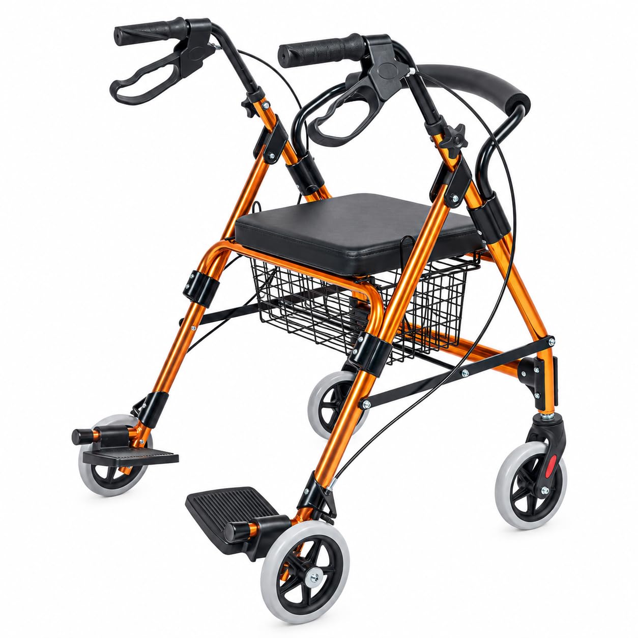 Amazon | Care-Parents 歩行器 軽量7kg 座面・足置き付き 折りたたみ