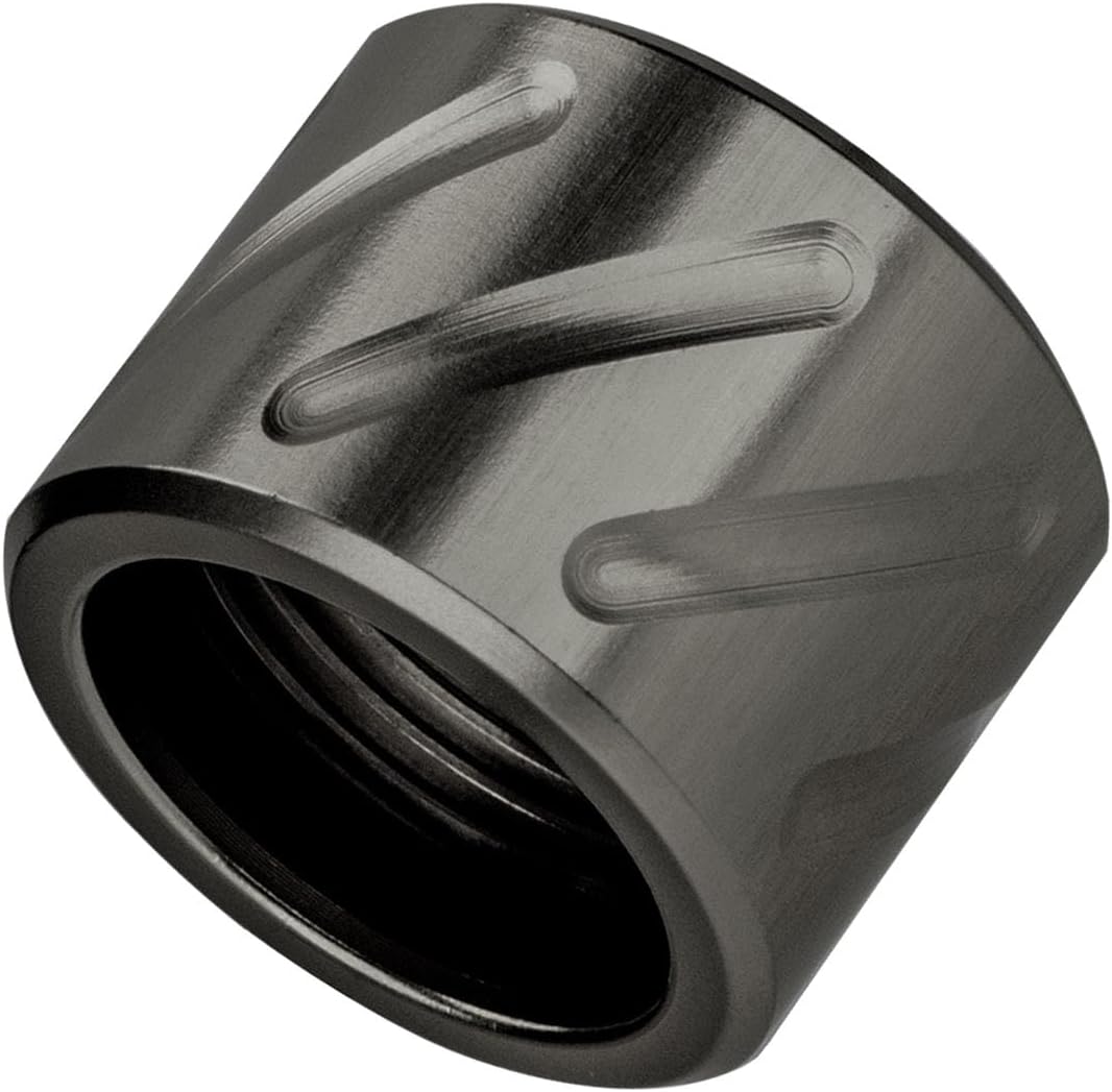 NDZ Performance Barrel Thread Protector 1/2x28 in Anodized Aluminum and Cerakote or PVD Stainless Steel with O-Ring – USA Made – Choose Color & Style