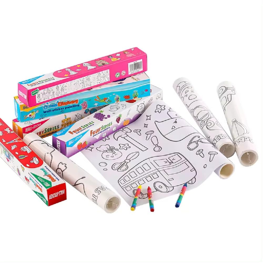 COOFANDY 1 Pcs Drawing Paper Roll for Children, 3M Coloring Roll for Kids, Childrens Drawing Roll, Coloring Paper Roll for Toddler, DIY Cut and Paste Painting Paper for Girls and Boys (1) (B0CZRMR78M) Amazon Price History, Amazon Price Tracker