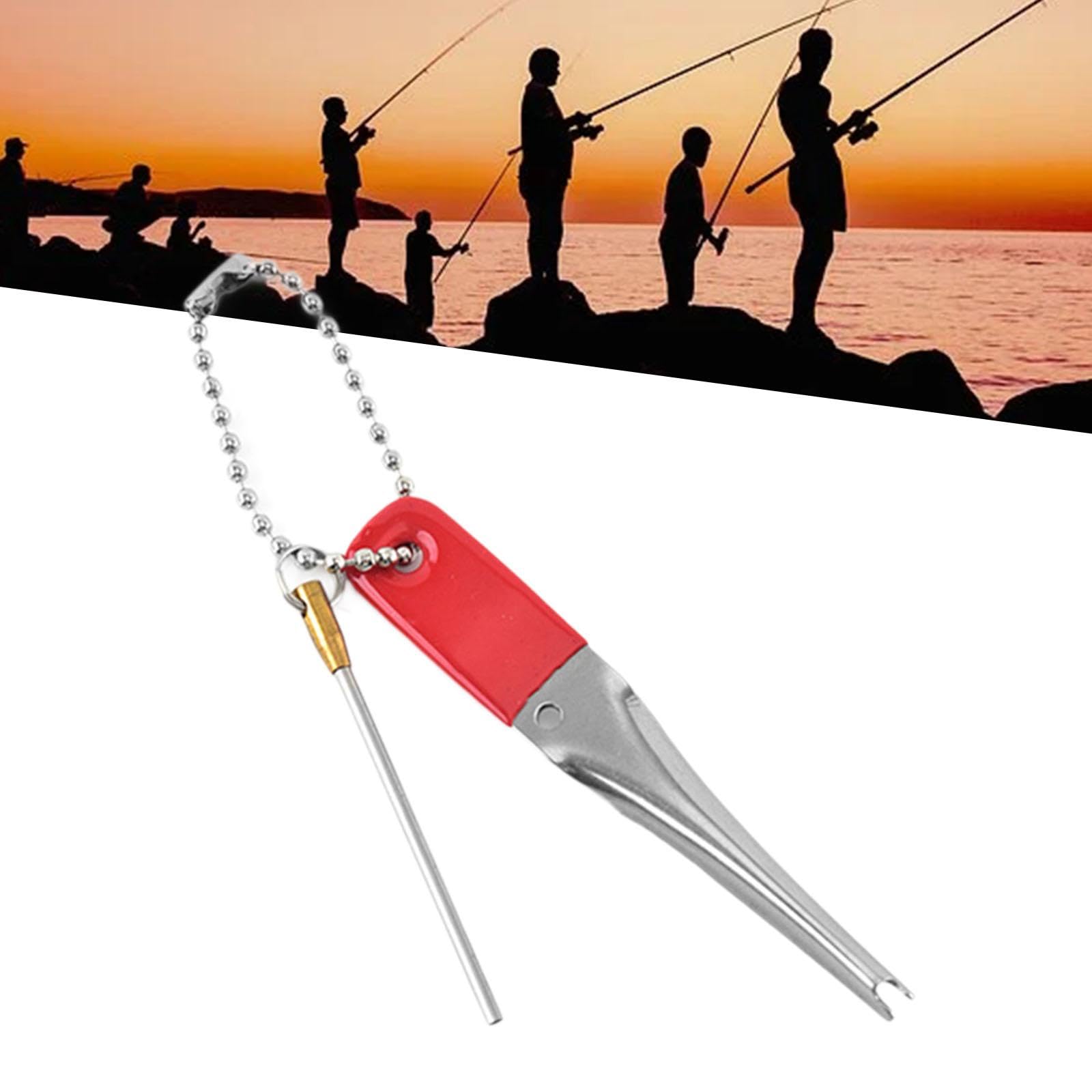 Kit 3 Pezzi Utensili Pesca A Mosca 4 In 1 In Acciaio Inox: Affilatore E Taglierino - 3