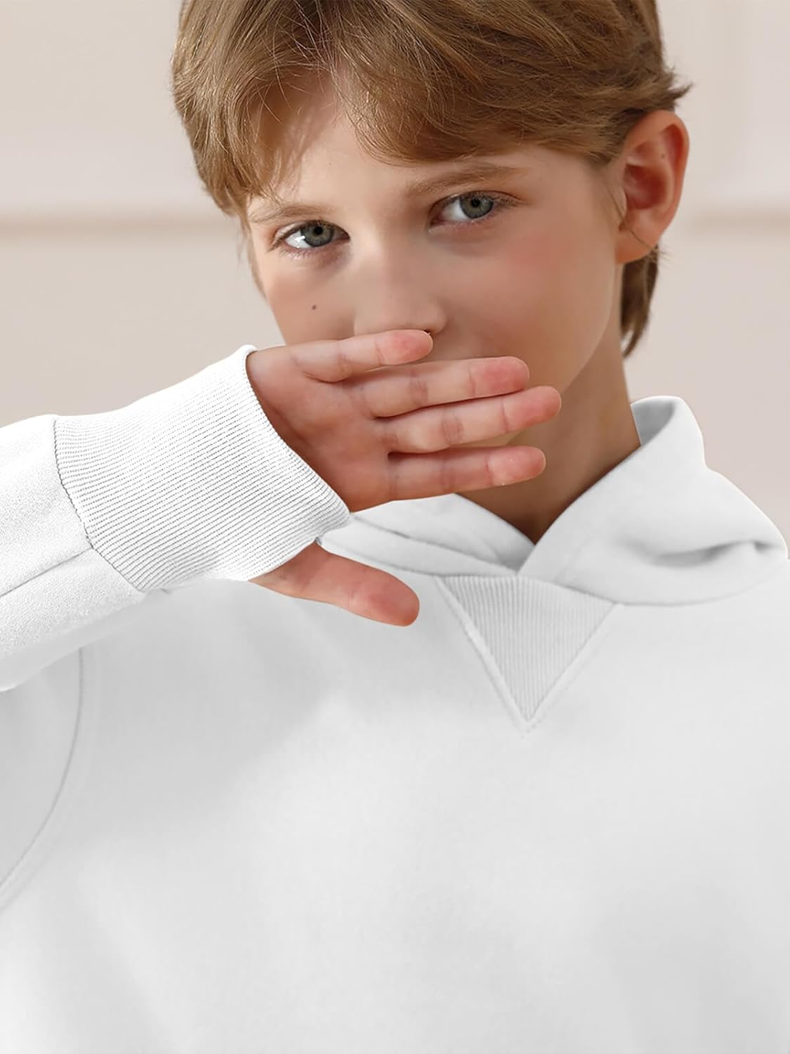 Haloumoning Boys' Fleece Hooded Sweatshirt Kids Long Sleeve Pullover Hoodies with Pocket 4-14Y - Image 5