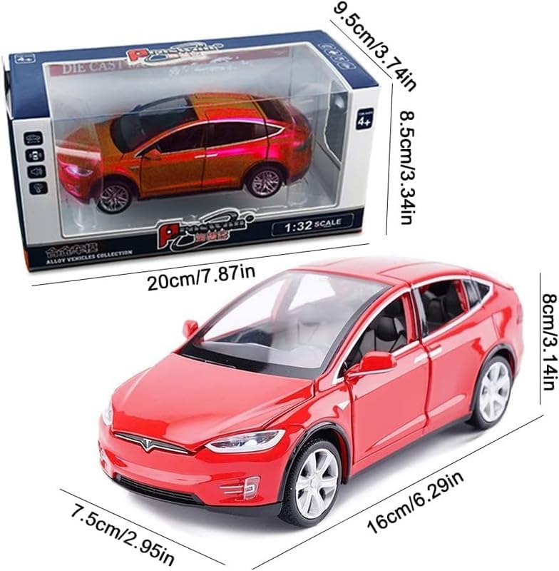 Image of Play Boy 1:32 T X Model Diecast Metal Alloy Pullback Toy Vehicle with Openable Doors Light and Music Car for Kids (Multicolor)