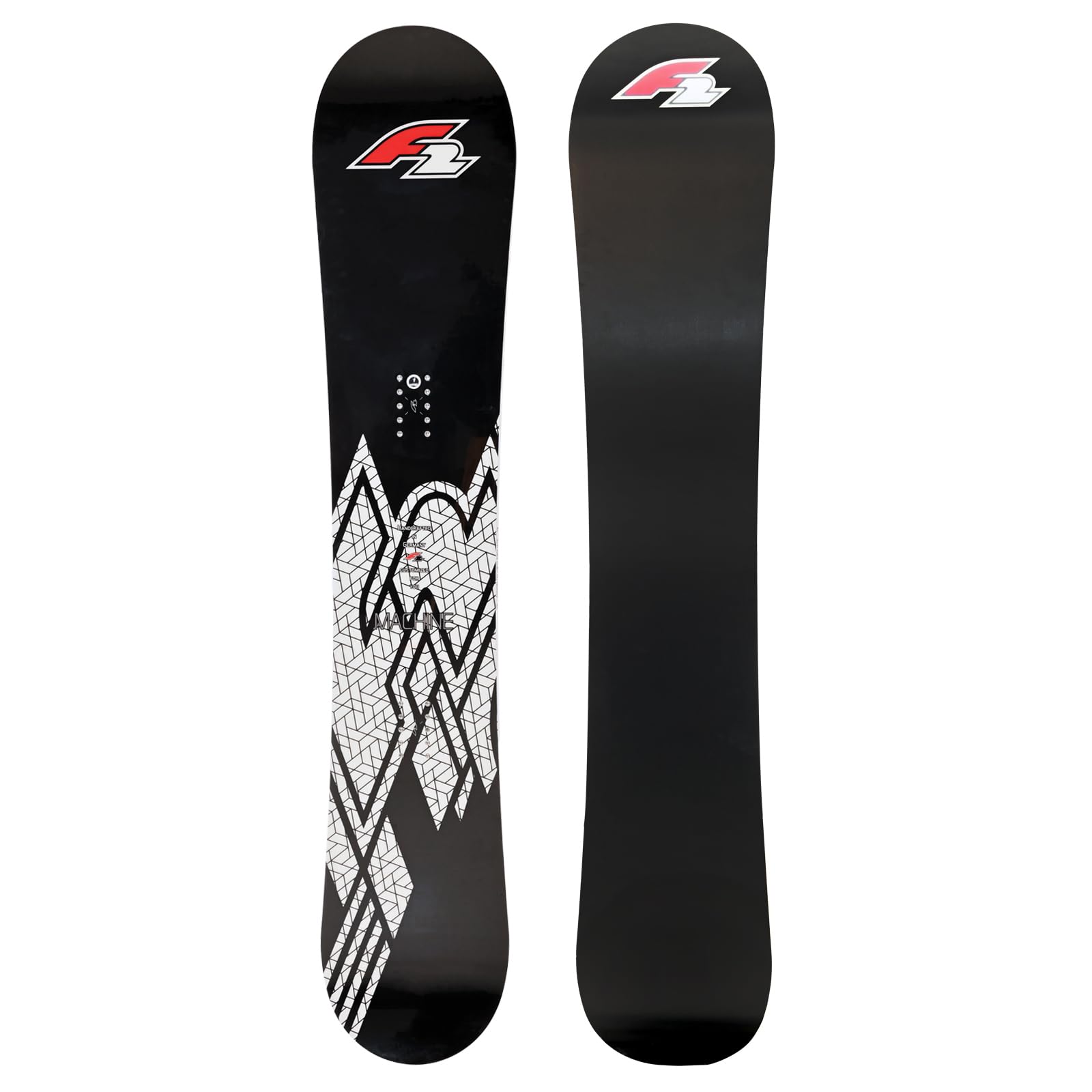 F2 Snowboard Rental Machine Schwarz - Größe wählbar