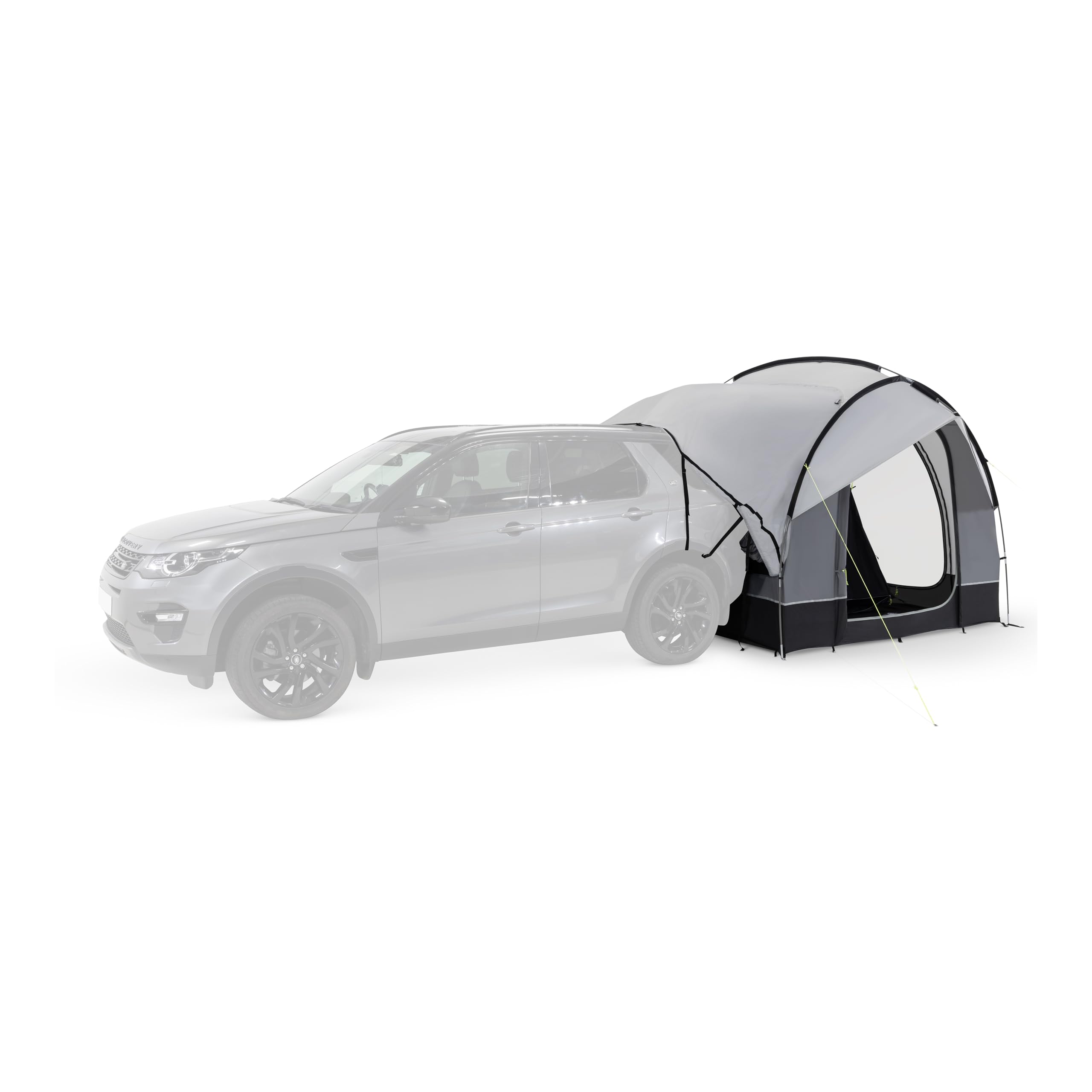 Kampa Drängler Busvorzelt Freistehend – 6,6 m² Heckzelt Auto Für 2 Personen – Autozelt Wasserdicht – 2,4 m breit – mit Fenster & Mückennetz – Camping & Outdoor