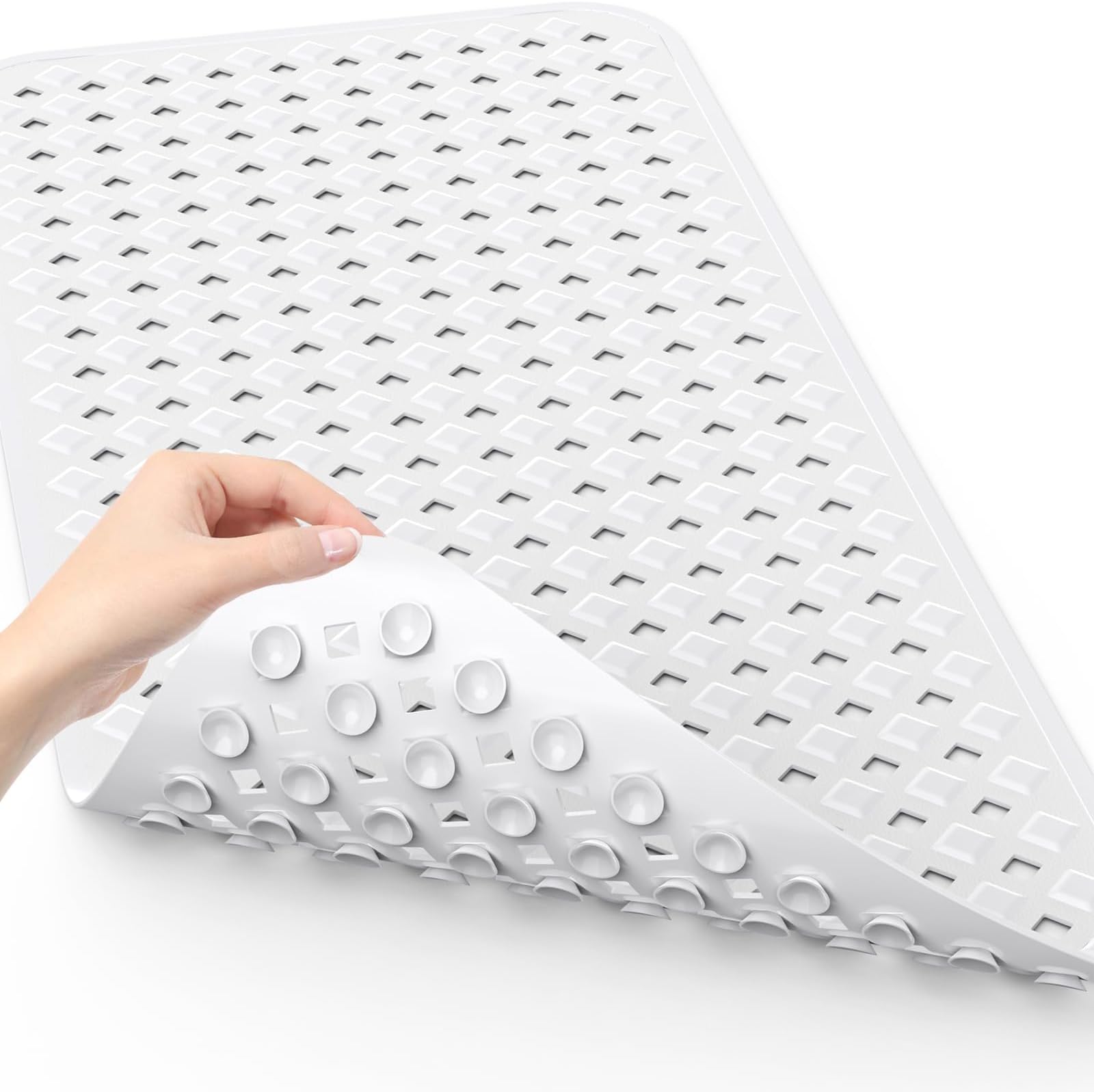 JAGKUL Non Slip Bath Mat Shower Mats Anti Mould for Bathroom and ...