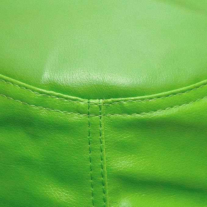 Image of Cover 4XL Without Beans with Footrest and Cushion Lounge Chair Luxury Bean Bag Cover with Footrest Without Beans 4XL (Without Fillers) (Green.)