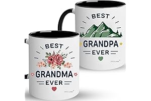 Best Valentine's Day Gift for Grandparents: Personalized Coffee Set with Grandkids' Love