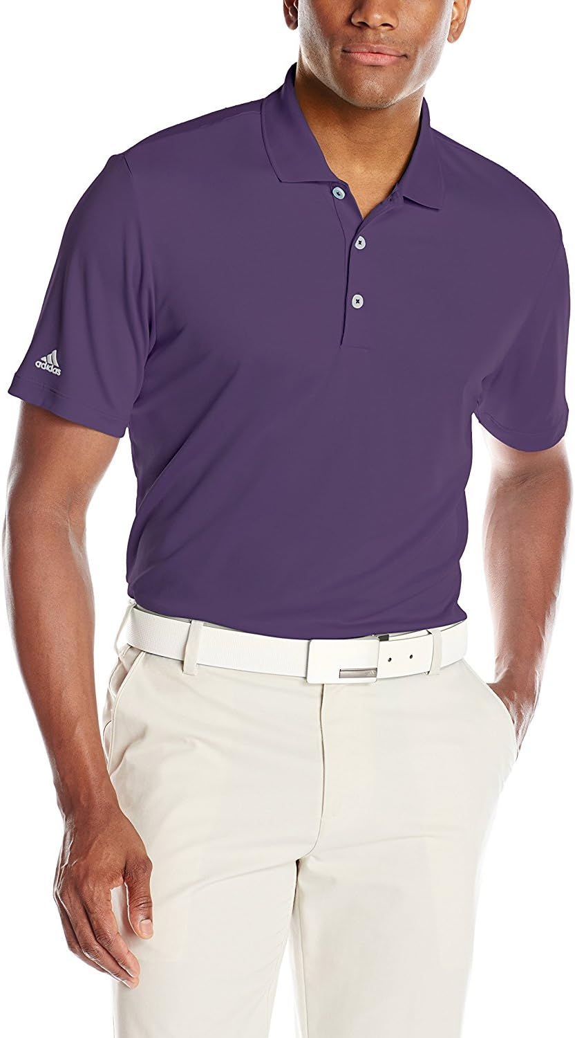 adidas golf polo purple