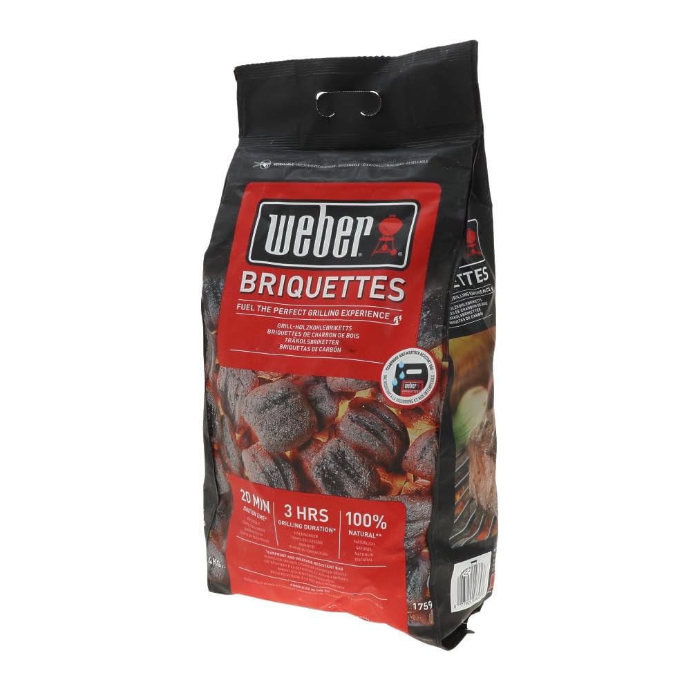 Weber 17593-4 kg Borsa di bricchette Weber