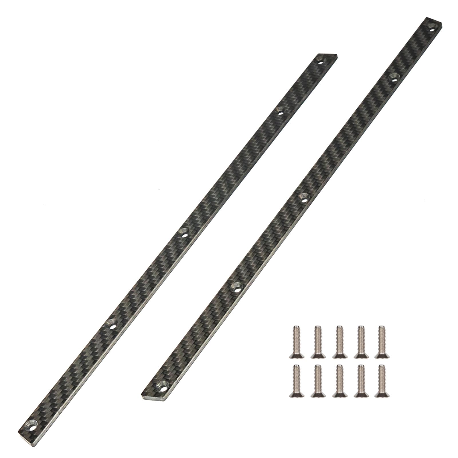 Carbon Fiber Side Skirts ARA320509 for ARRMA 1/7 6S Limitless F1/Infraction/Felony,3mm Durable Side Guard Armor Protection,Body Side Panel Chassis