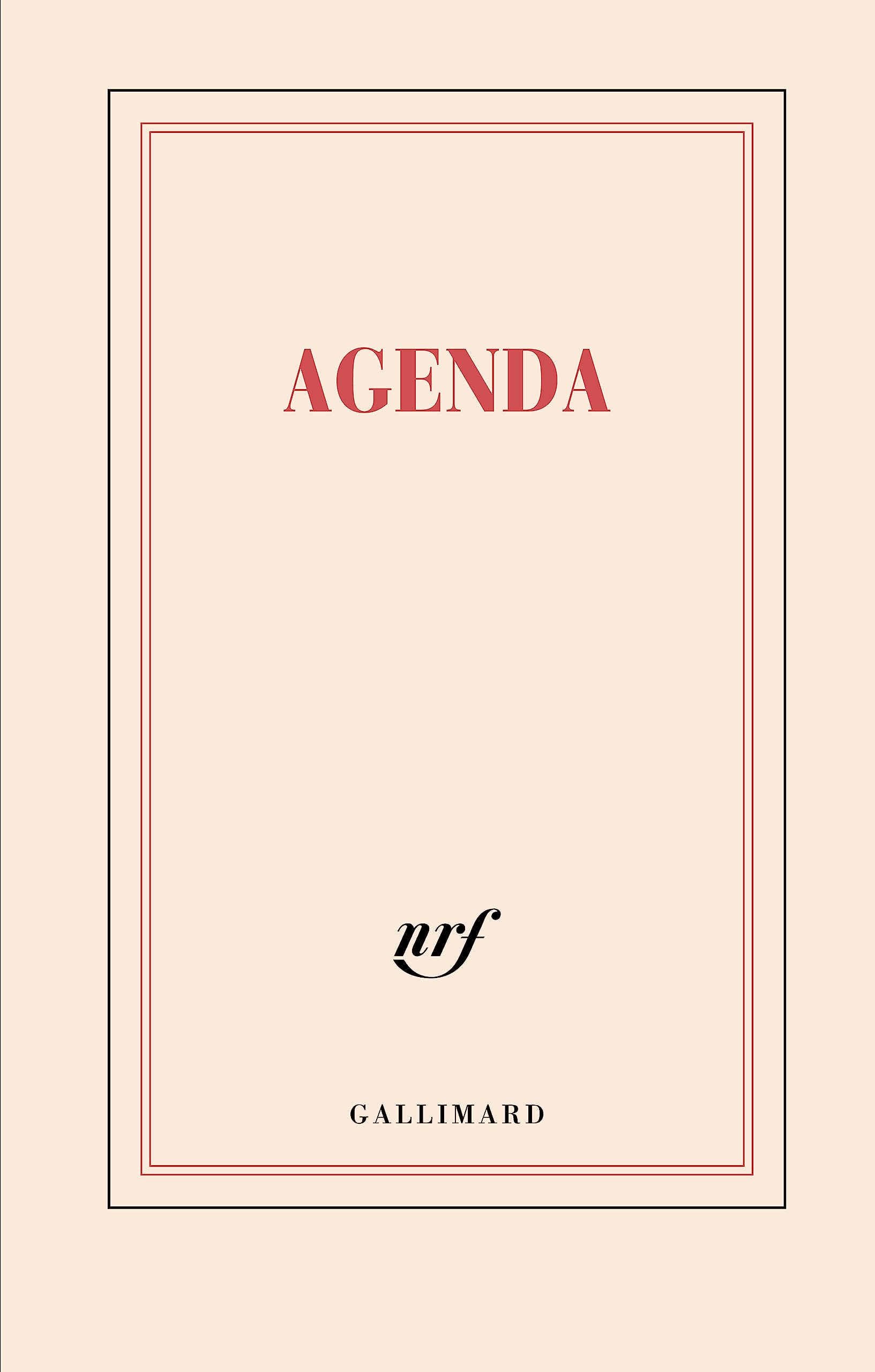 Agenda littéraire de janv. à déc. 2024 (papeterie)