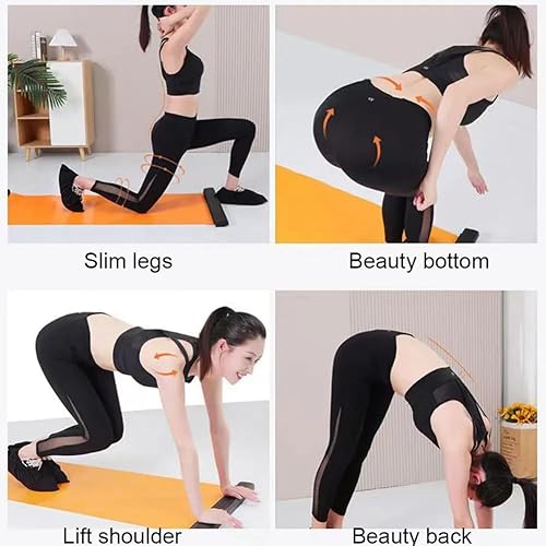 Miniatura 3 de LuusMm Estera profesional de patinaje para patineta, entrenamiento de velocidad de esterilla deslizante, equipo de fitness de diapositiva interior,