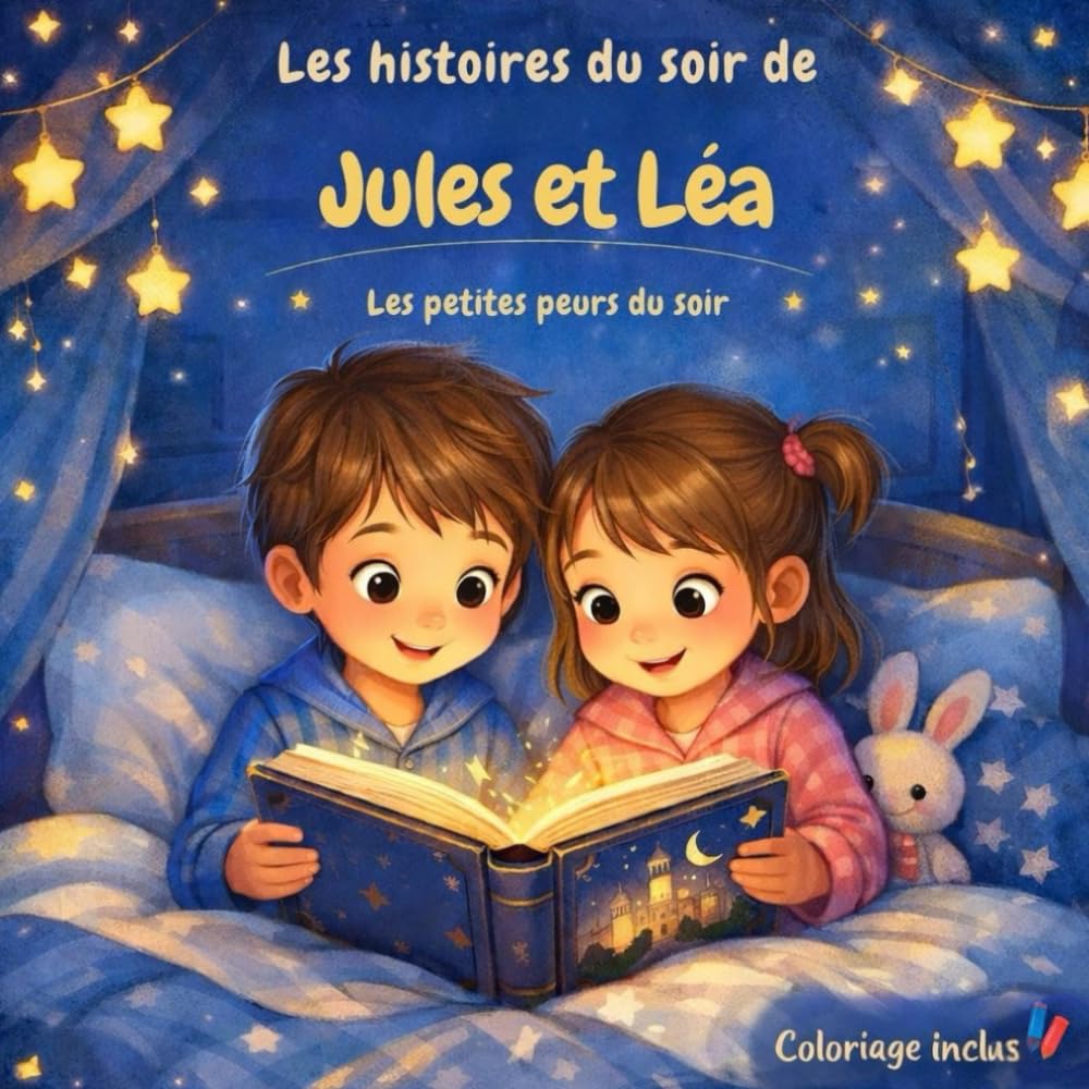 LES HISTOIRES DU SOIR DE JULES ET LÉA: Les petites peurs du soir - Histoires rassurantes pour s'endormir sereinement