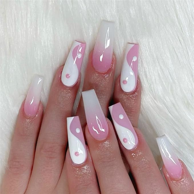 Nude Acrylic Fake Nails Glue On Fingersnails Press on Nails False Nails