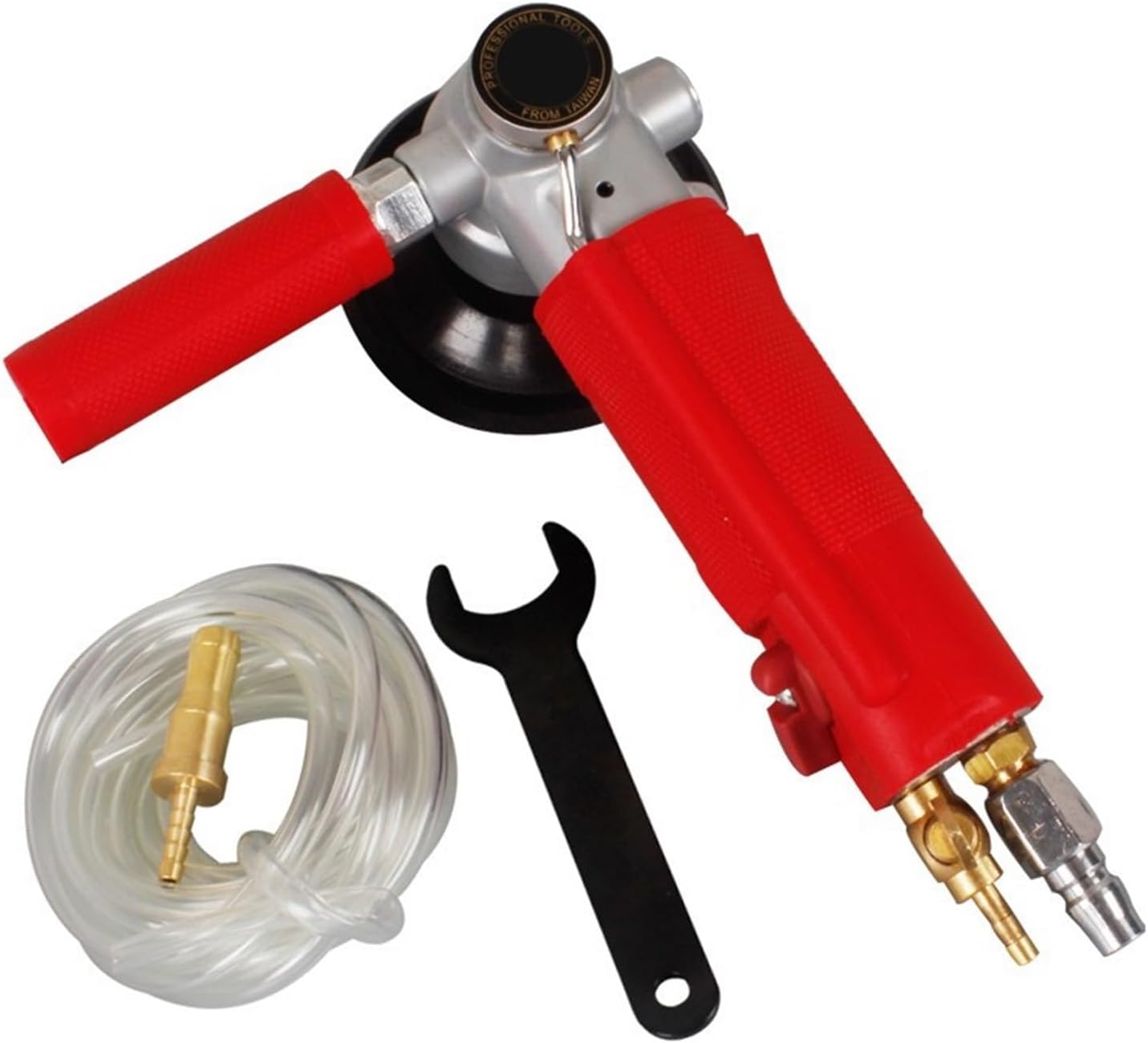 Electric Polishing Machines Water-fed Type 4 Inch Pneumatic Polisher Angle Grinder Tool Air Sander Water Wet Sander 4300rpm for Scratch Removal car