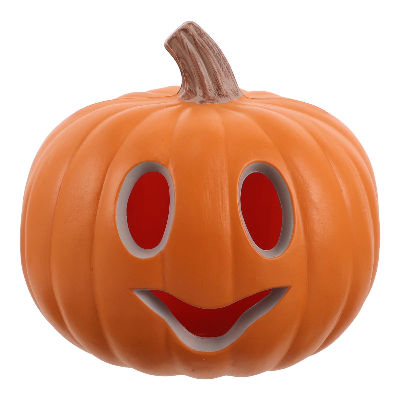 ibasenice Decorazione di Halloween a Forma di Zucca: Grande Zucca illuminata da 23 cm (9 Pollici) - Lanterna Spaventosa e Luminosa per Il Portico, Il Giardino e Le Feste a Tema casa stregata.