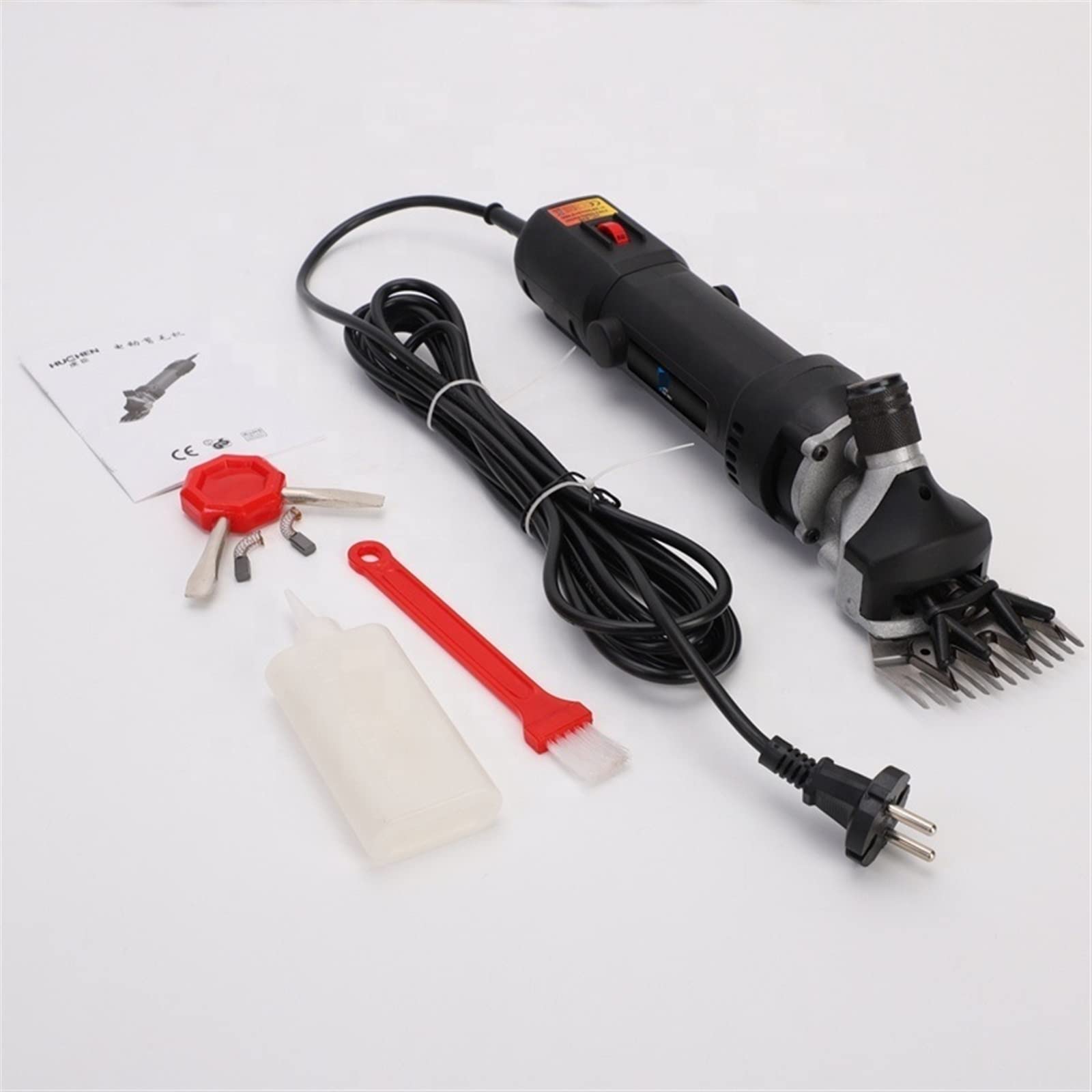 Tijeras eléctricas para ovejas Máquina profesional de corte de lana de oveja, tijeras de oveja, máquina cortadora de pelo de cabra, máquinas cortadoras de pelo Termine la tarea de esquilar fácilmente