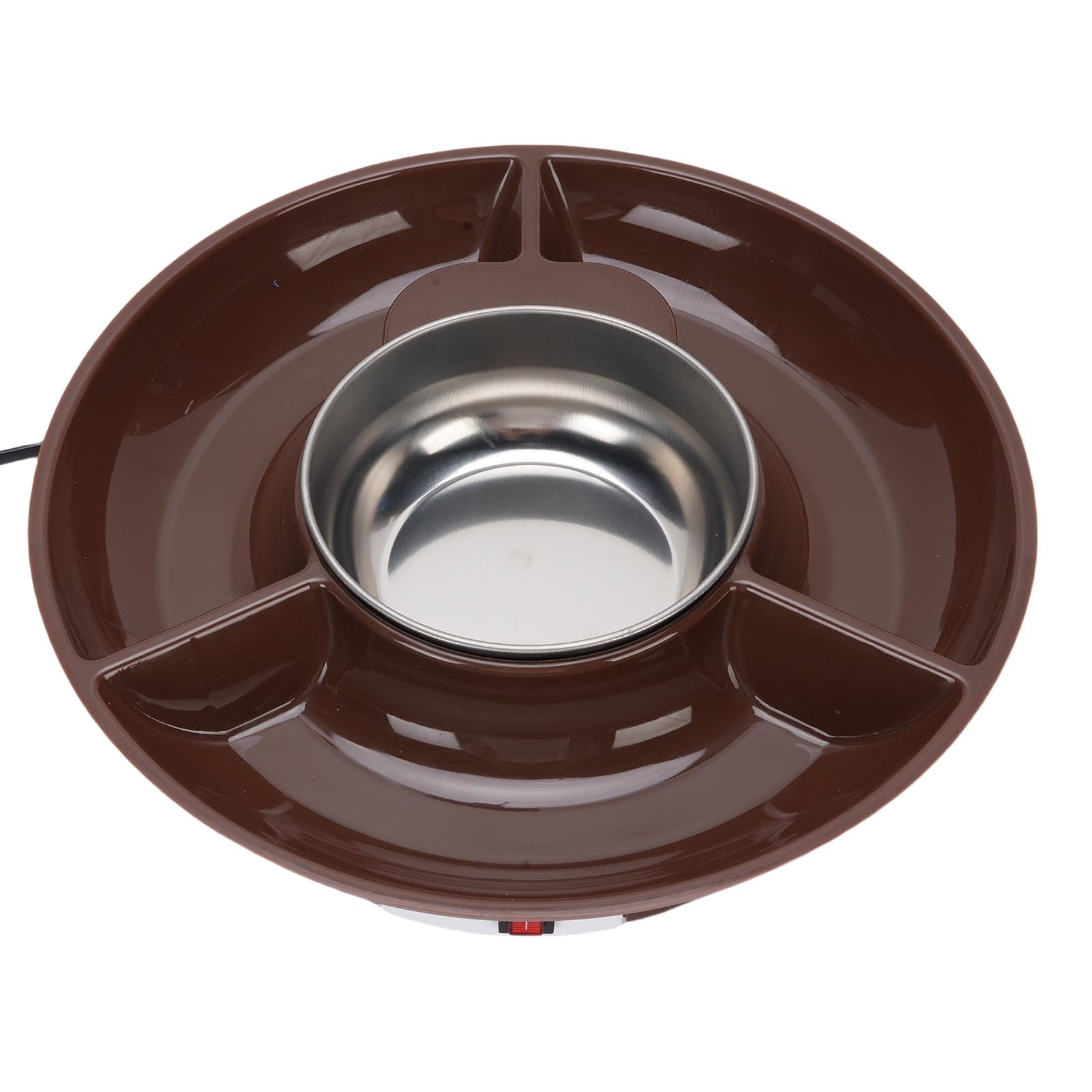 Cryfokt Olla de Fondue de Chocolate, Fundición de Chocolate Eléctrico TMS TMS Distributed Food Quality Calidad Robusta para Fiestas de Cumpleaños (EU enchufe 220V)