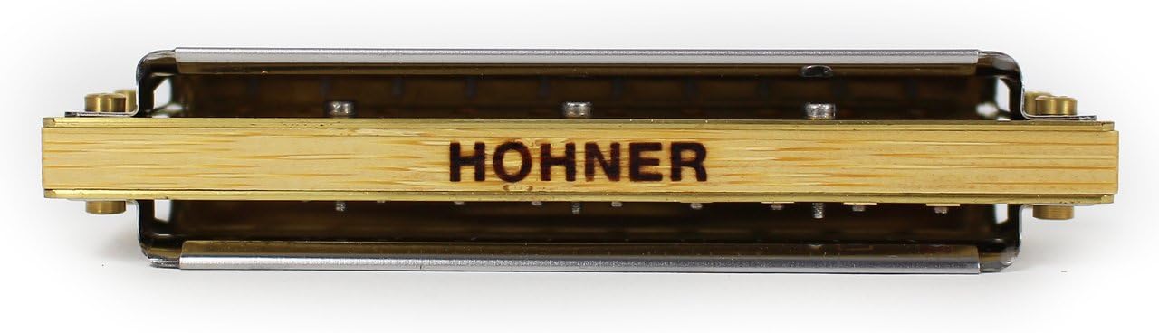 Hohner Harmonicas Marine Band Crossover, Key of C, Stainless Steel, Bamboo