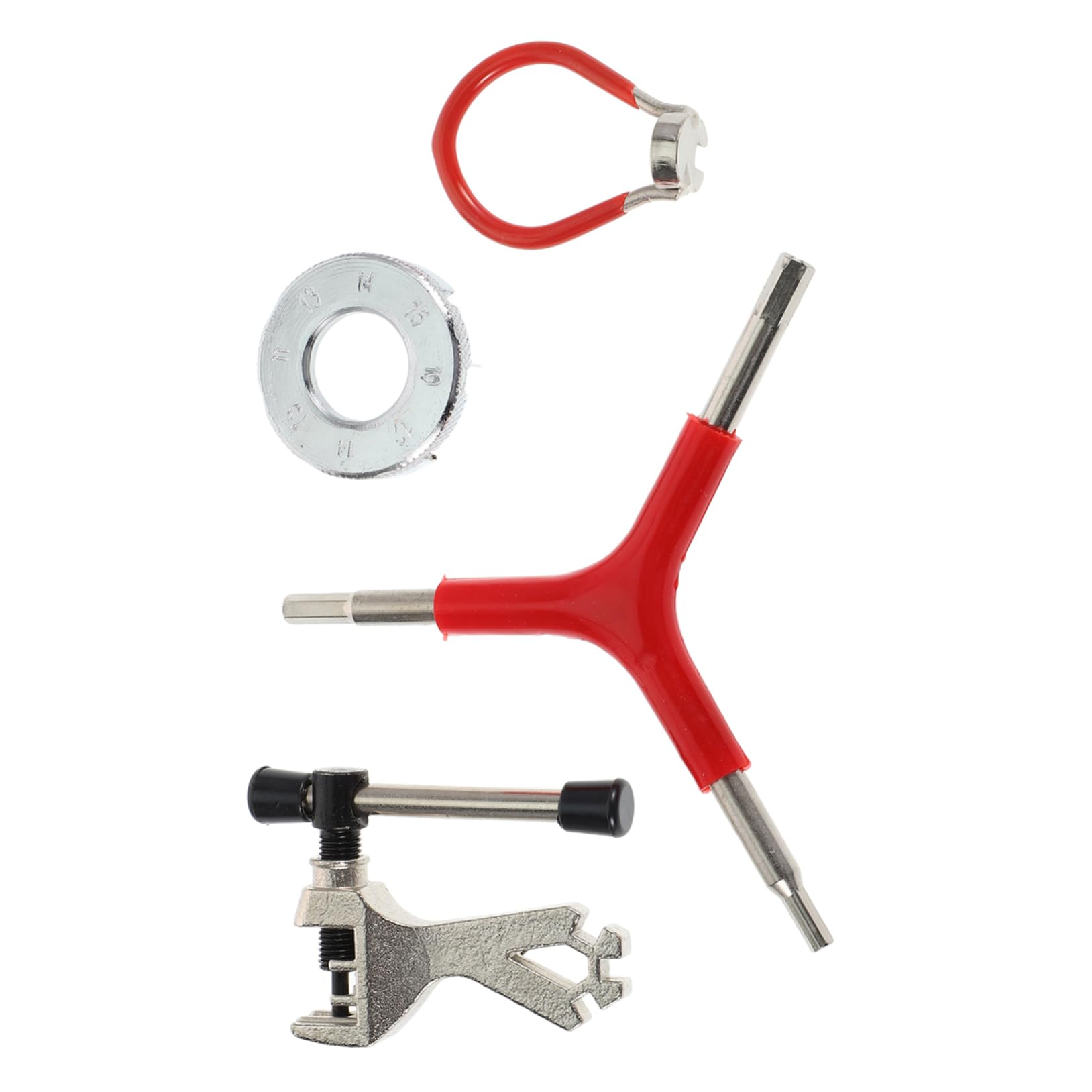 BESPORTBLE 1 Set Bicycle Spoke Tool Kit Mountain Bike Wrench Easy to Use for Wheel and Tire Repair Essential for Bike Maintenance