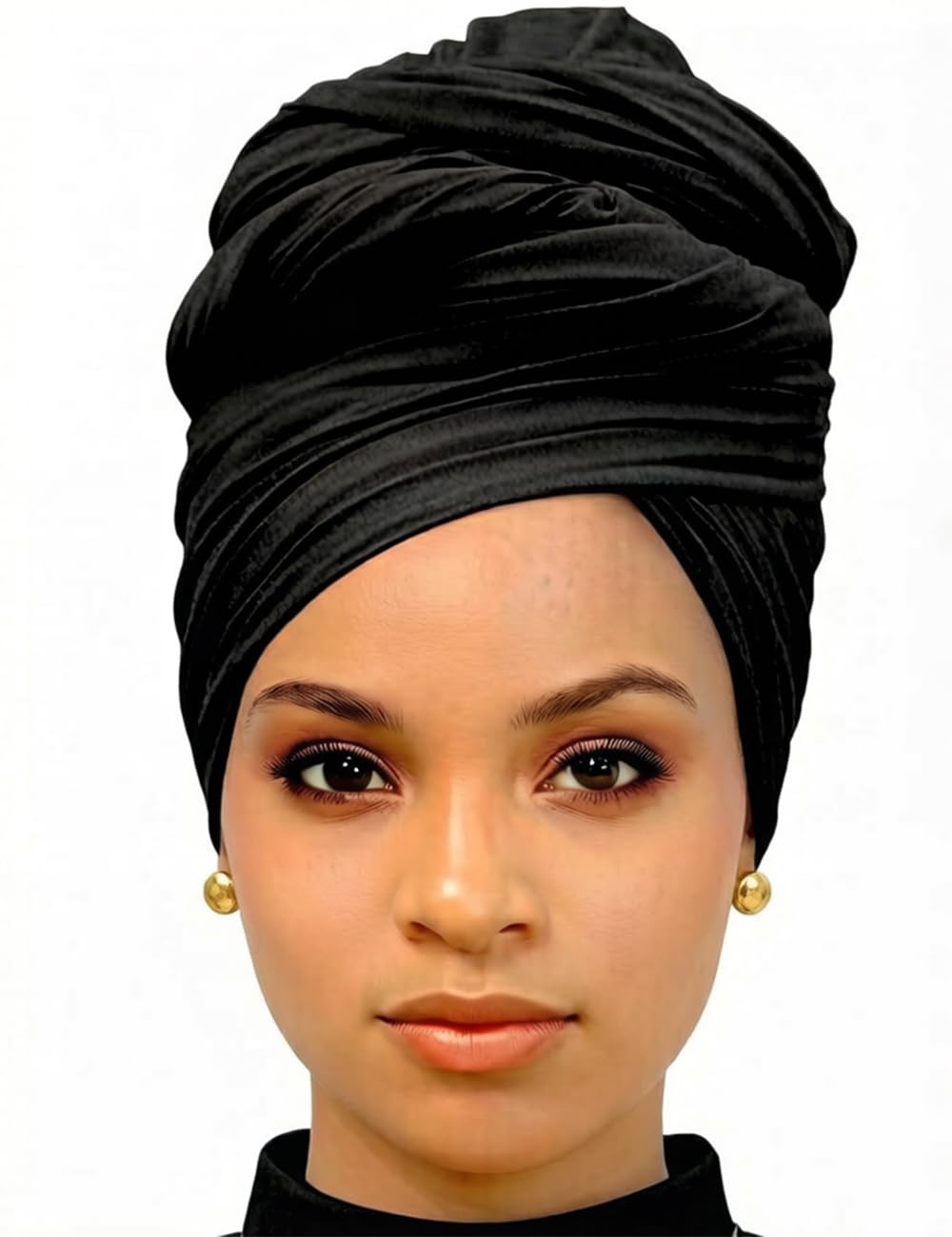 Women Jersey Headwrap Turban Hijab Headscarf Beach Sarong Scarf Party Shawl Wrap
