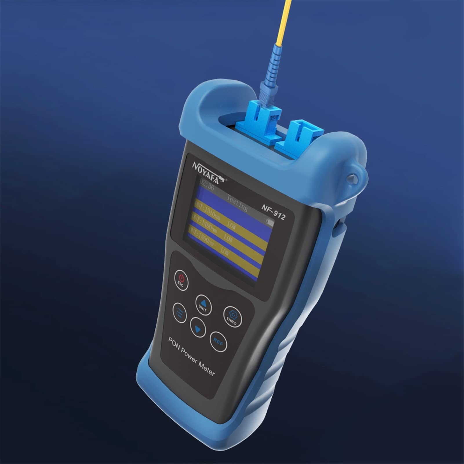 Localizador Visual de Fallas, NF-912 Medidor de potencia óptica Recargable Batería de litio Localizador de fallas visual Localizador de fibra óptica de fibra óptica