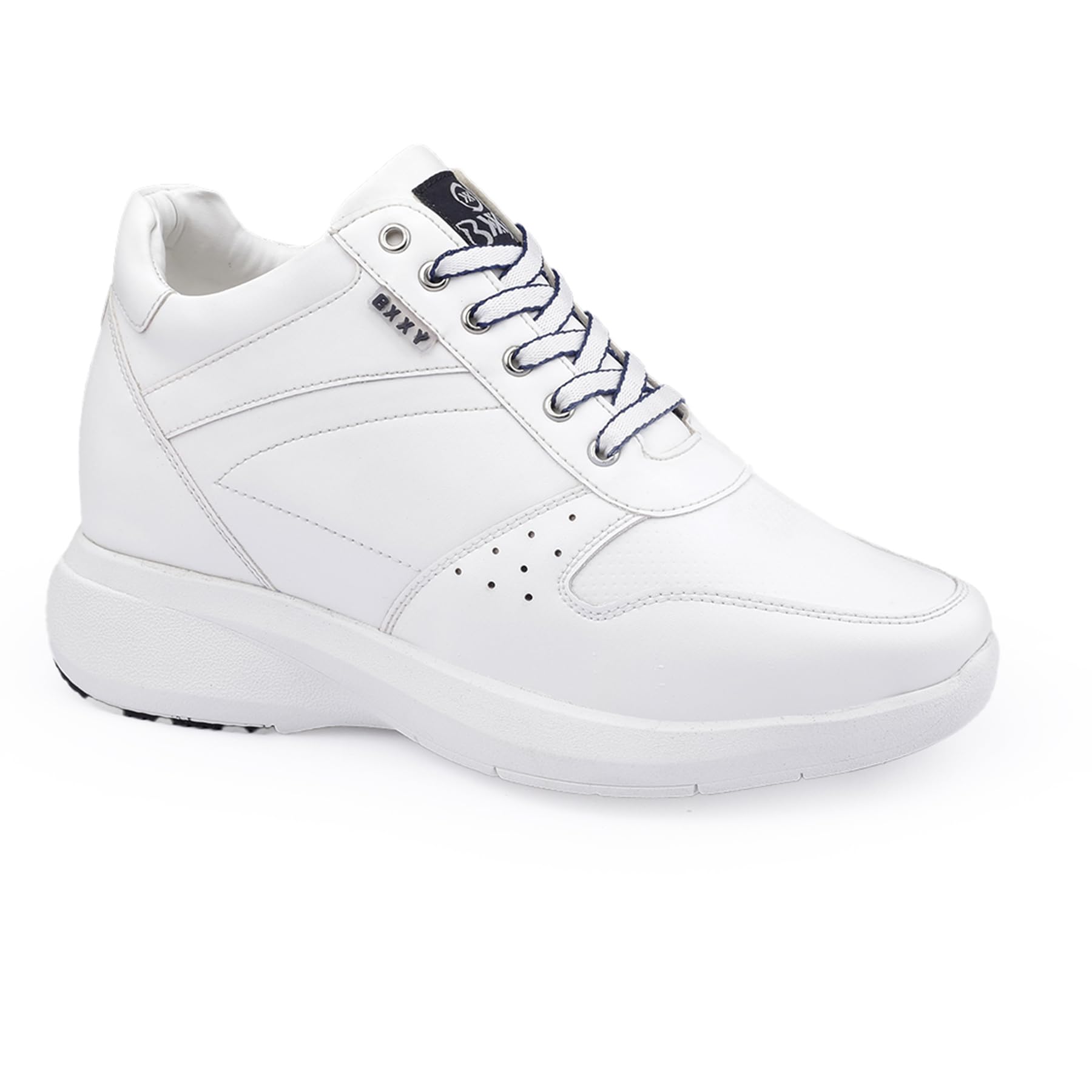 See full amazon price history chart for BXXY Mens 3.5 Inch Hidden Height Increasing Faux Leather White Casual Sneaker Laceup Light-Weight Shoes.- 7 UK BXXY Mens 3.5 Inch Hidden Height Increasing Faux Leather White Casual Sneaker Laceup Light-Weight Shoes.- 7 UK (B0CYXV5TPD) Amazon Price History, Amazon Price Tracker