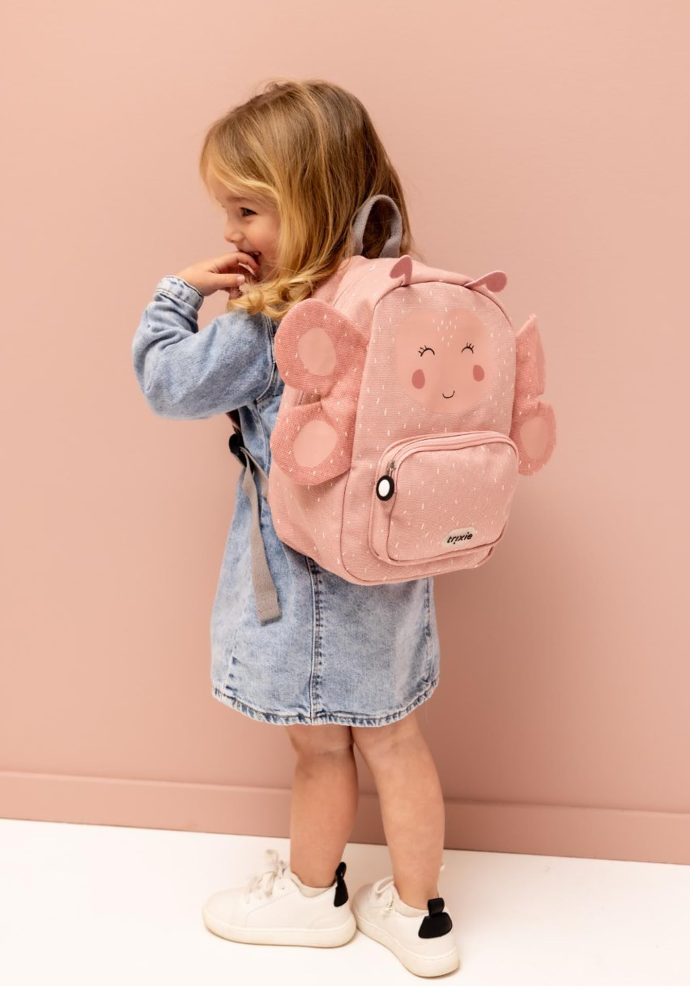 TRIXIE Kindergartenrucksack, Rucksack für Schule und Sportunterricht, personalisiert mit Namen