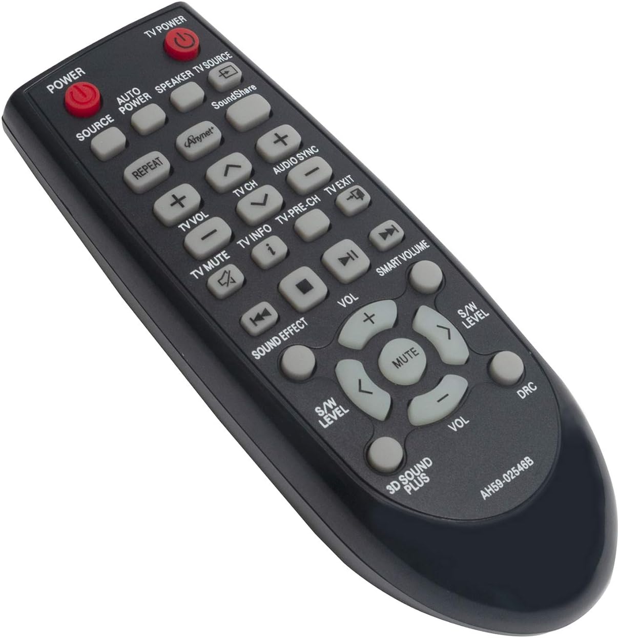 AIDITIYMI AH59-02546B AH5902546B Replace Soundbar Remote Control fit for Samsung Sound Bar Home Theater Speaker System HW-F551 HW-F550 HW-FM55C HW-F550/ZA HW-F551/ZA HW-FM55C/ZA