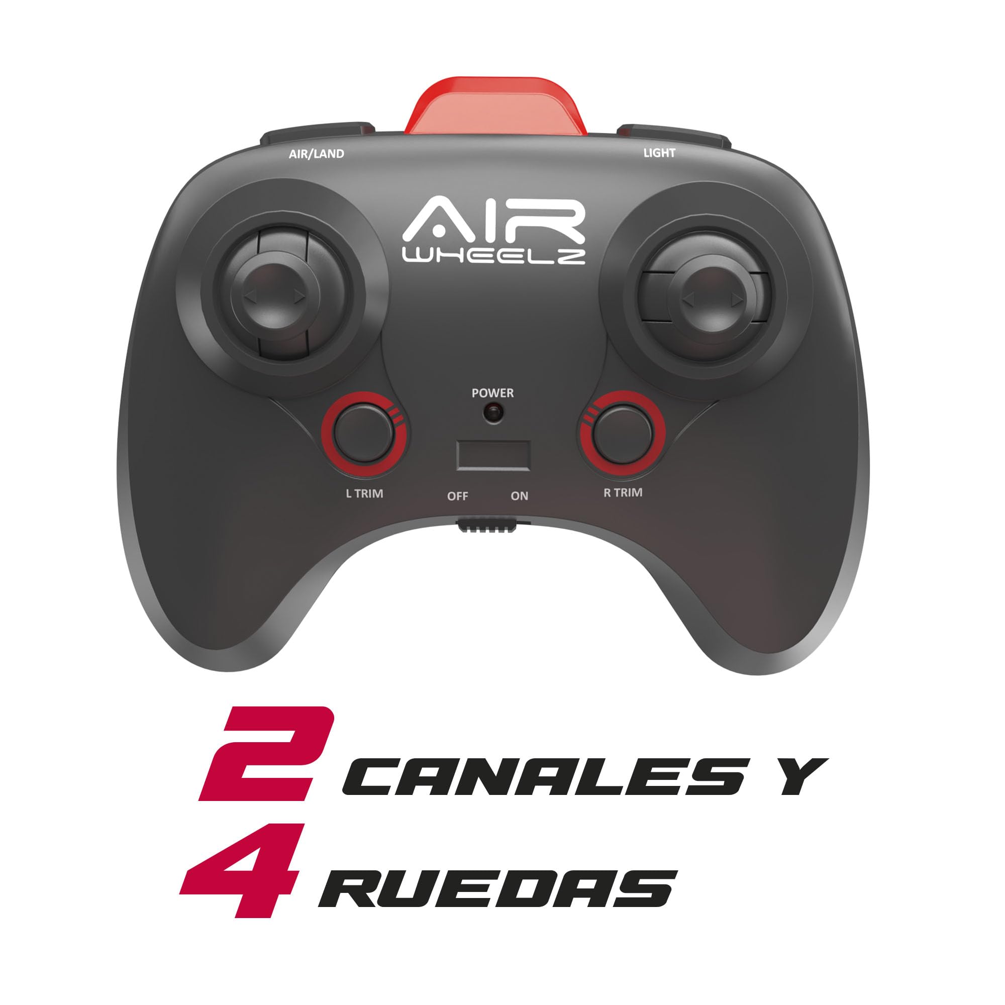 Bizak Flybotic Sky Wheels II vehículo Volador radiocontrol 2 en 1, Rueda por Tierra y despega para Volar, helicóptero con Ruedas, Producto Oficial, para niños Desde 8 años (62004569)