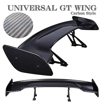 カーボンファイバー リアウイング GTウィング Amazon | Officek GTウィング リア スポイラー カーボン調 ABS製