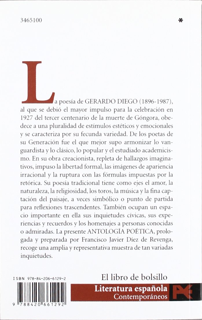 Antología poética (El libro de bolsillo - Literatura)