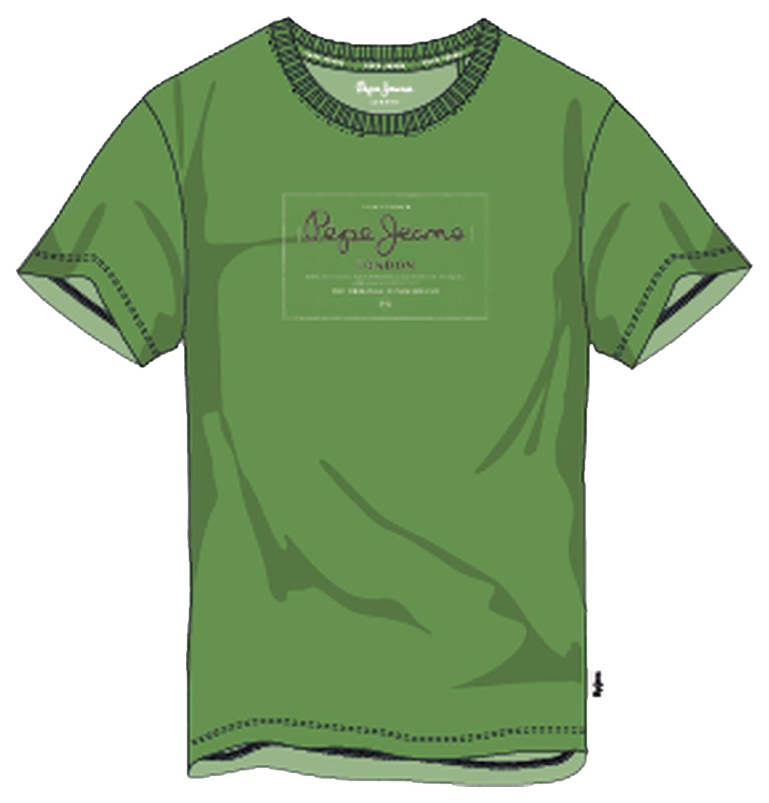 Pepe Jeans Men's Simon Tee, T-Shirt, Green, M