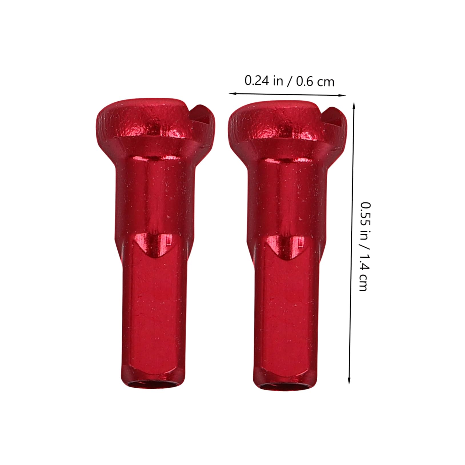 BESPORTBLE Universal Bicycles Spoke Caps 14mm Alloy Bike Spoke Nipples Easy Install End Caps for 2mm Nipple End Tips Decorative Decor