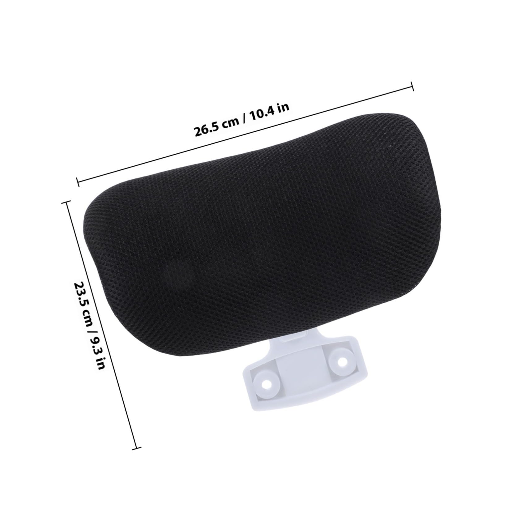 TOYANDONA Reposacabezas Ergonómico Ajustable para Silla de Oficina con Soporte Cervical Accesorio para Silla de Escritorio Diseño Curvado para Protección del Cuello Fácil Instalación y