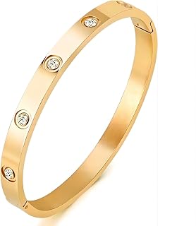 Nathalie Friendship Love Rings/Bangles, Plated 14K Gold Silver Rose Gold Rings For Women, Cubic Zirconia Titanium Rings for Men Promise Ring fake Wedding Ring Birthday Gifts for Women