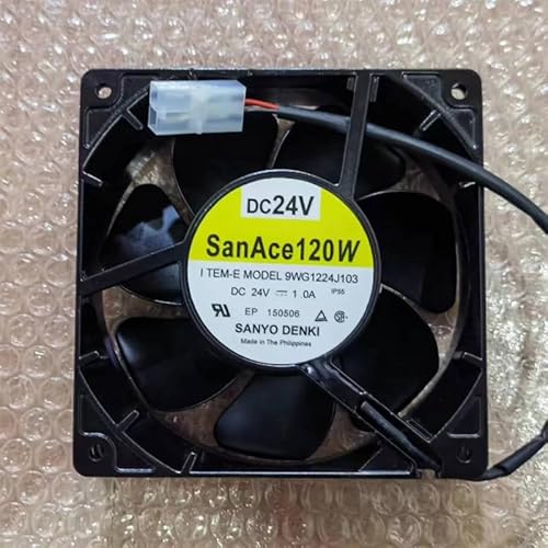San Ace120W welding machine parts 350GR3 12CM fan 9WG1224J103 D24V 1.0A metal frame leaf fan