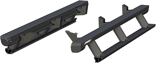 ARIES 3047953 ActionTrac - Estribos retráctiles de 83.6 pulgadas, se adapta a Toyota Tacoma Crew Cab