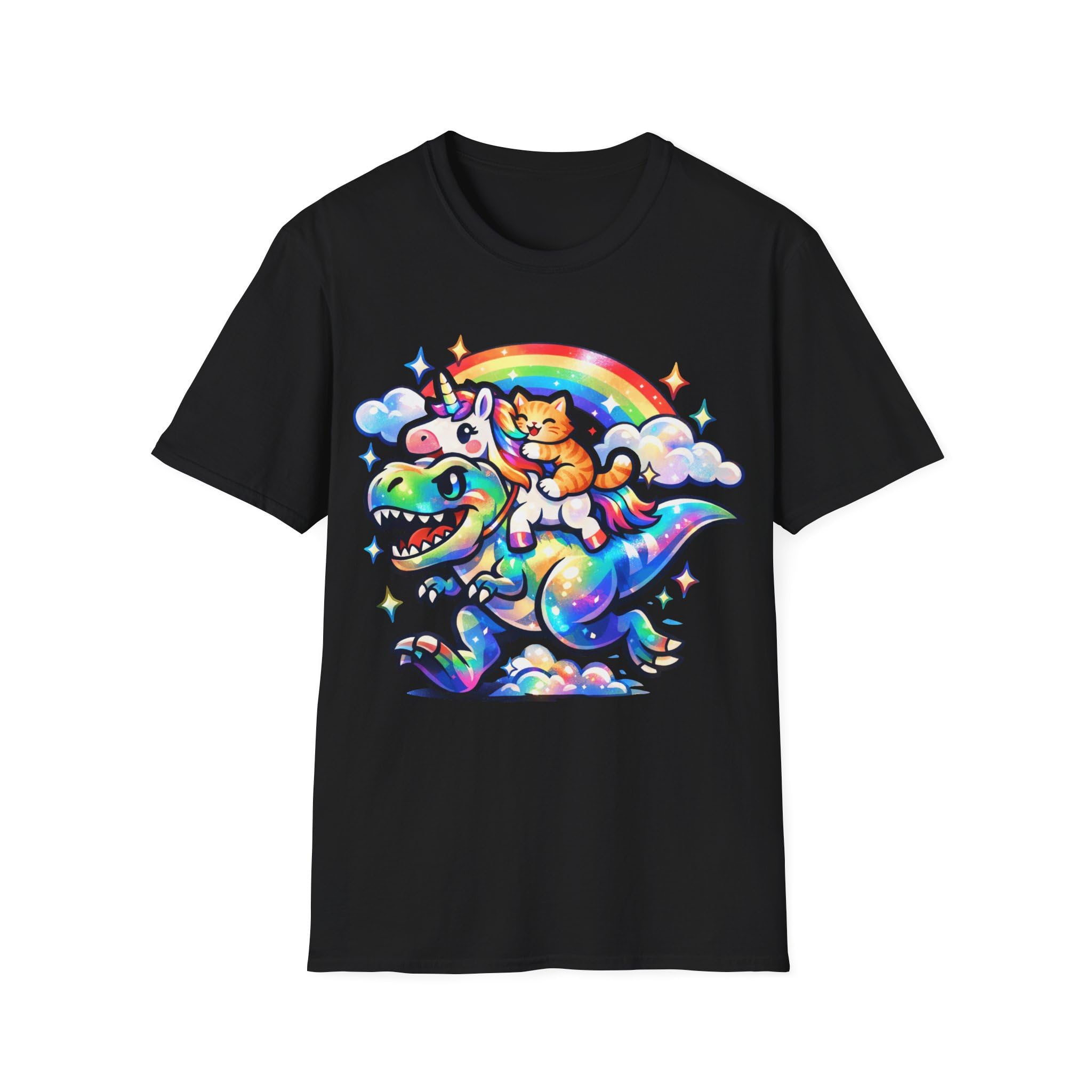 T-shirt blague drôle chat licorne pour vos soirées décontractées