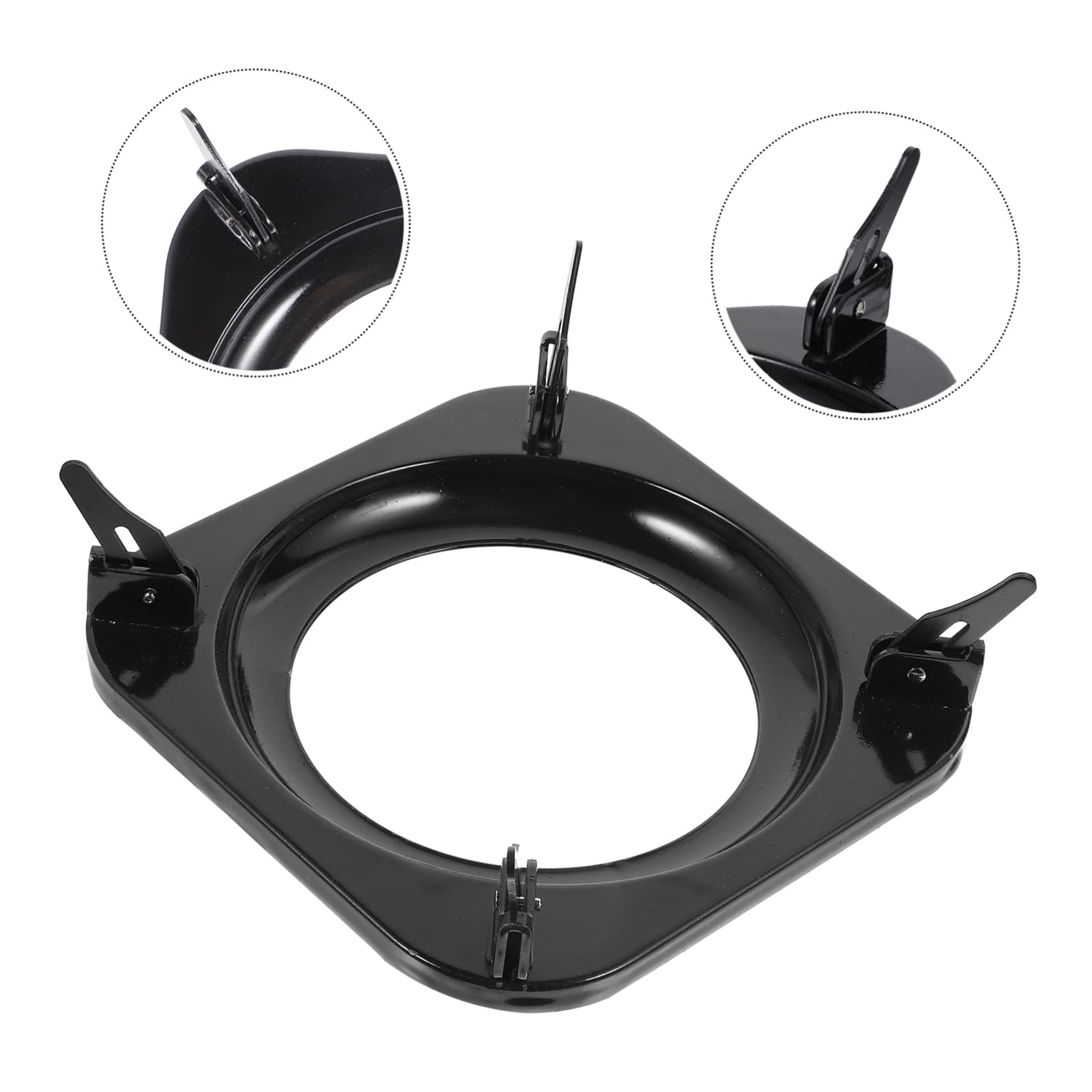 Rejilla Antideslizante Para Estufas De Cocina De Gas 19,2 x 19,2 Cm, Soporte Resistente y Duradero Para Hornillo y Horno