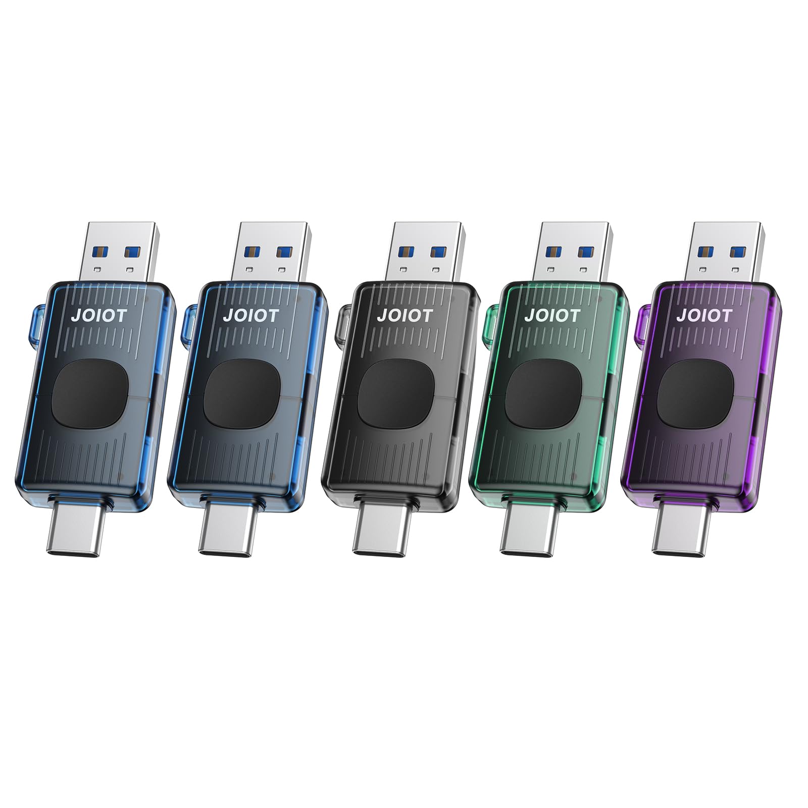 Chiavetta USB C da 128 GB, USB 3.2 Gen 1 fino a 110 MB/s retrattile